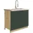Skrinka do kuchyne Glamour13d Green