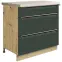 Skrinka do kuchyne Glamour 22d Green