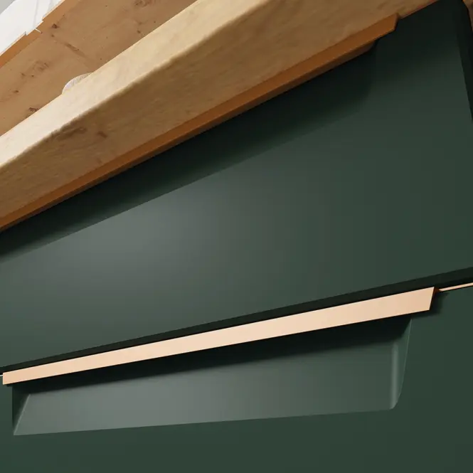 Skrinka do kuchyne Glamour 25d P Green Polička