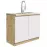 Skrinka do kuchyne Glamour13d White