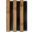 Dekoračný lamelový panel MDF na stenu dub wotan/čierny 41x190x2750 mm