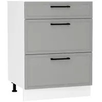 Kuchynská skrinka Emily D60S/3 Dast Grey