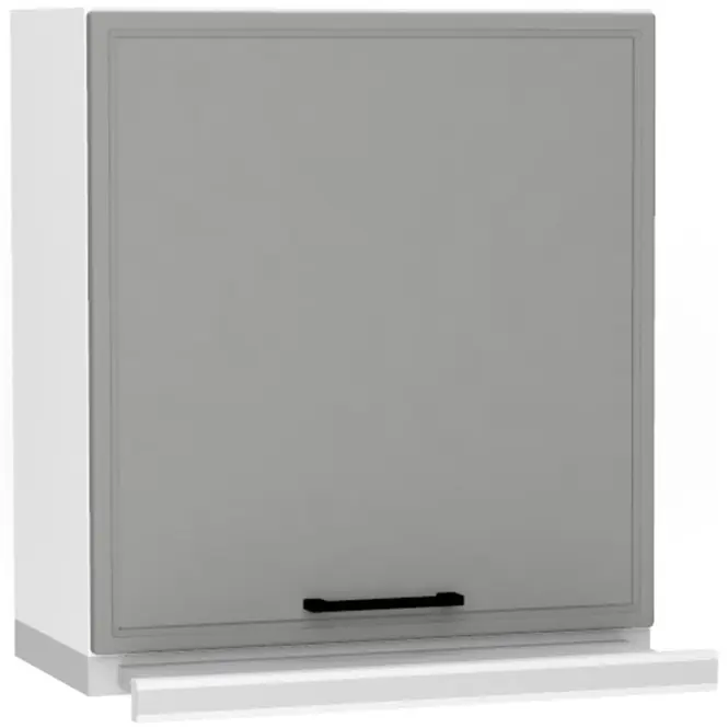 Kuchynská skrinka Emily W60/68 Slim Pl so strieborným digestorom  Dast Grey