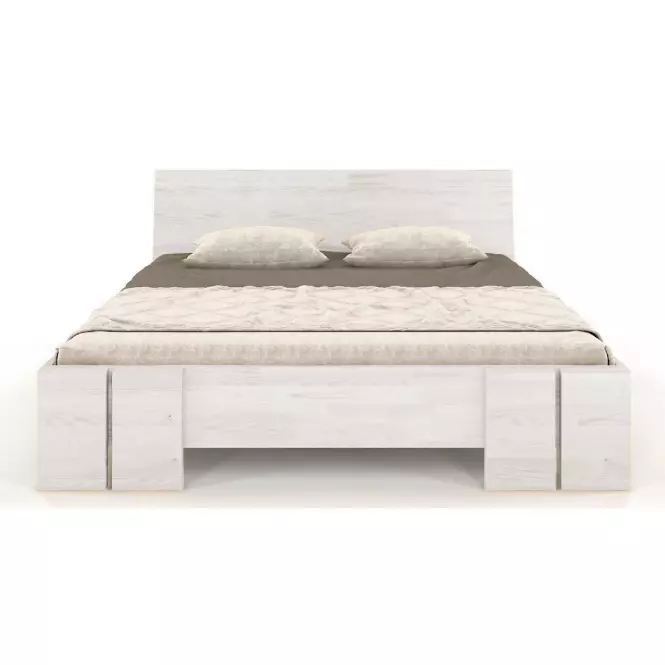 Posteľ buková Skandica Vestre maxi 140X200 biela