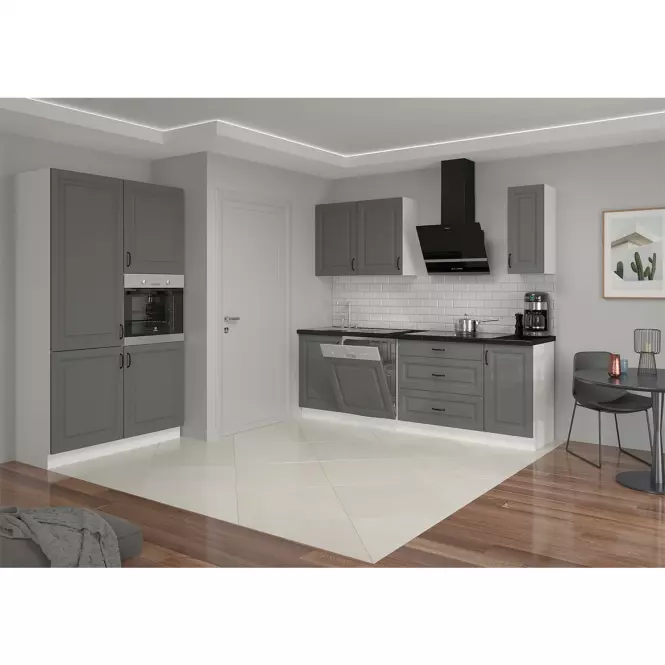 Kuchynská skrinka Stilo dustgrey/biely 50zl 1f bb
