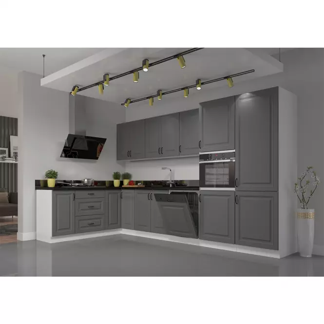 Kuchynská skrinka Stilo dustgrey/biely 50zl 1f bb