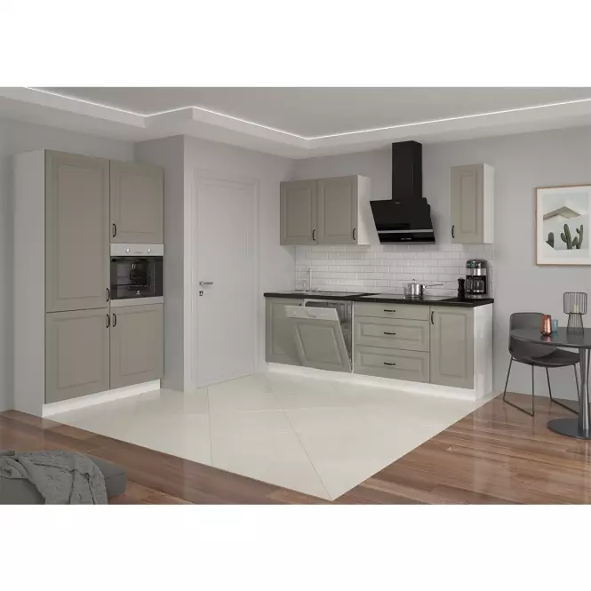 Kuchynská skrinka Stilo claygrey/biely 40gs/72 1f