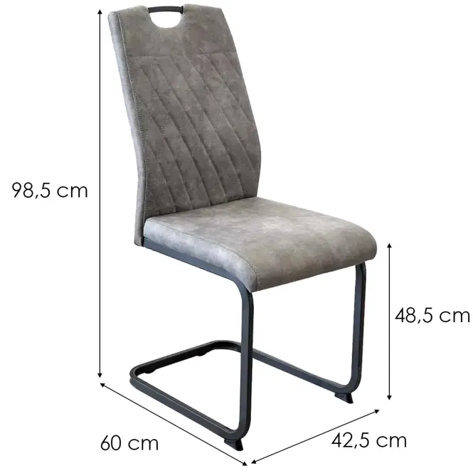 Stolička Lauren – Ka 14 Grey,2
