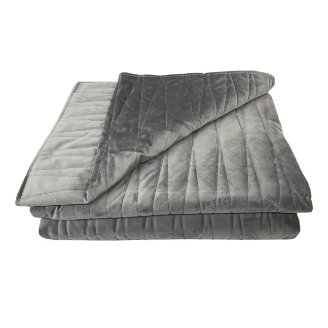 Prikrývka na posteľ Lido 170x220 tmavošedá Merkury Home