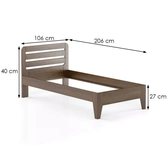 Posteľ buková LK189–100x200 lausanne