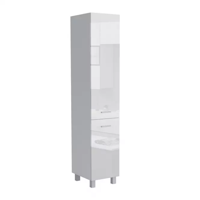 Kuchynská skrinka Lucjan 40DK 2F 2100 LUX biela