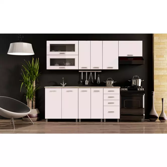 Kuchynská skrinka 60G 2F V72 LUX biela,3