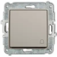 Zvončeka vypínač Mini Taupe
