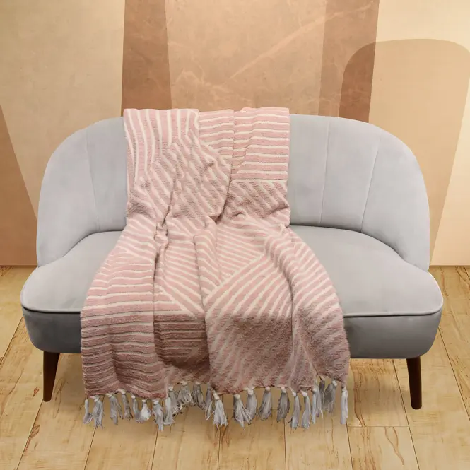 Deka Boho 130x160 svetloružová Merkury Home