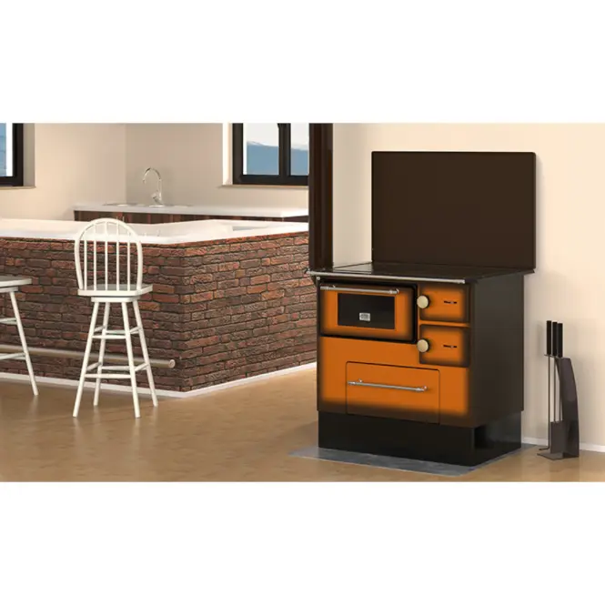 Kuchynské kachle Regular 46 Eco De Lux 8 kW ľavé