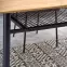 Stôl Jackson 160 Mdf/Rattan/Oceľ – Dub Zlatá/Čierna,14