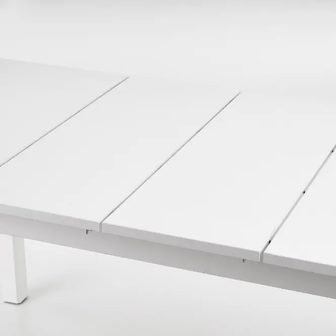 Rozkladací stôl Florian 141/219x80cm doska/MDF– Biely