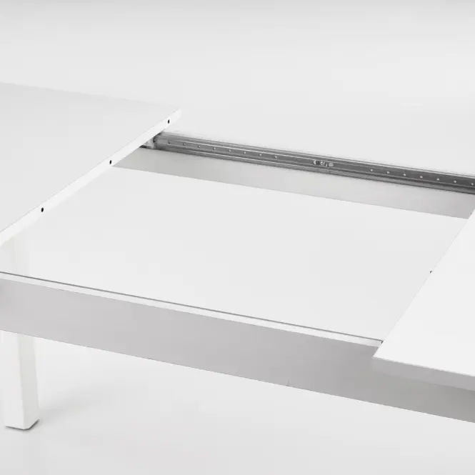 Rozkladací stôl Florian 141/219x80cm doska/MDF– Biely