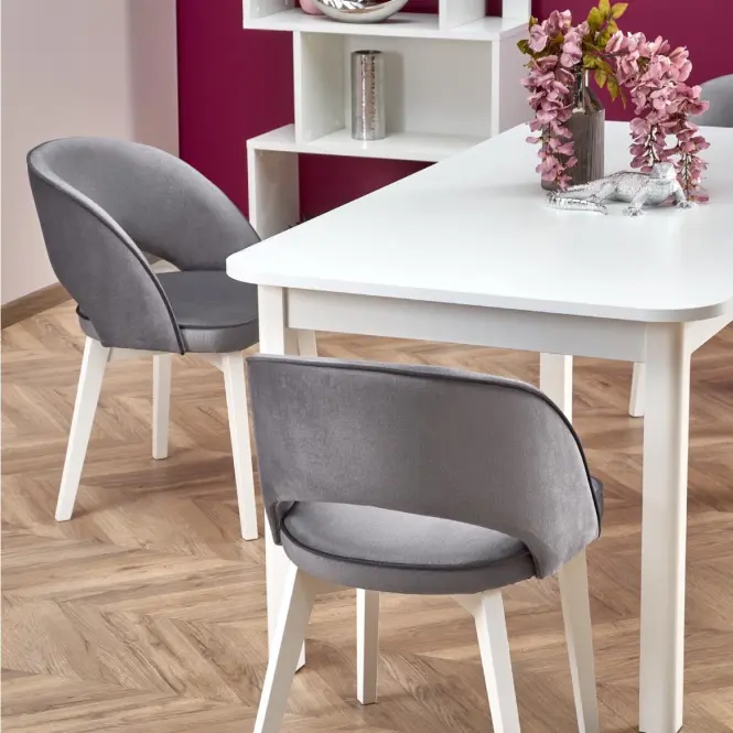 Rozkladací stôl Florian 141/219x80cm doska/MDF– Biely