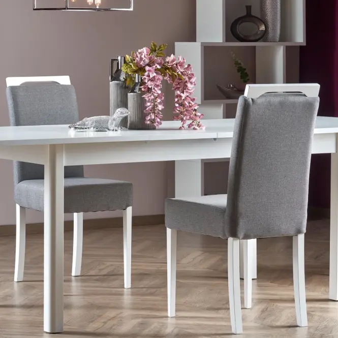 Rozkladací stôl Florian 141/219x80cm doska/MDF– Biely