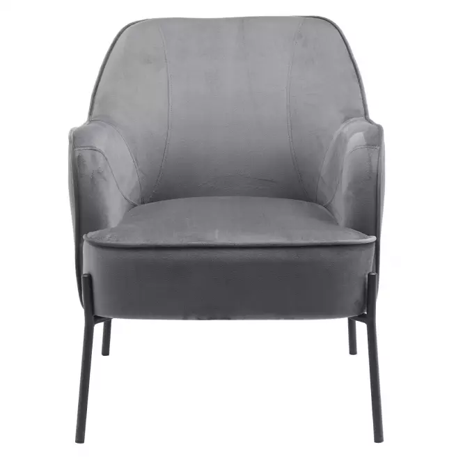 Kreslo Bob Dark Grey Velvet 13,2