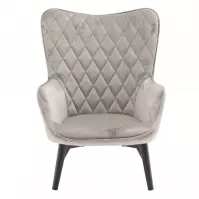 Kreslo Mini Light Grey Velvet 12