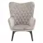 Kreslo Mini Light Grey Velvet 12