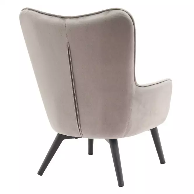 Kreslo Mini Light Grey Velvet 12