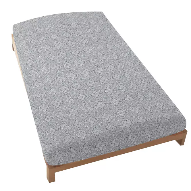 Napínacia plachta Orient bavlna ecru/indigo 220x200 + 25 Merkury Home