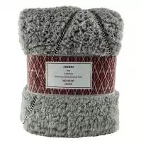 Deka Sherpa 130x160 sivý Merkury Home