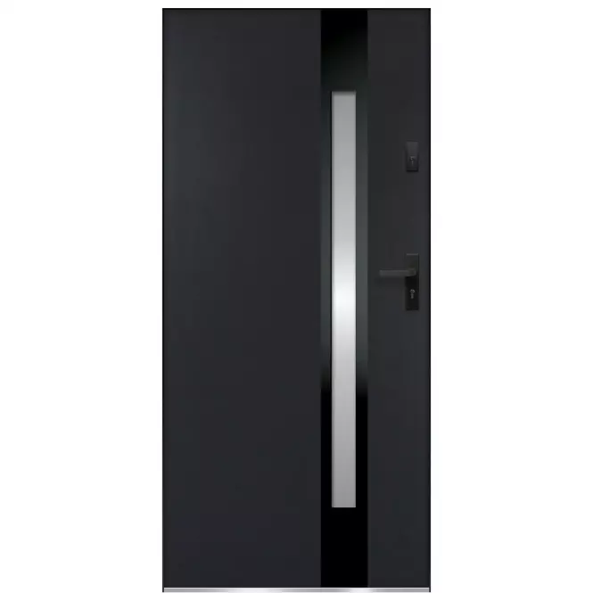 Dvere vchodové Temida S68 90P Antracit