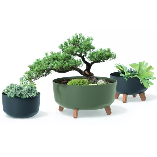 Kvetináč Gracia  Standard 240 - tmavozelený