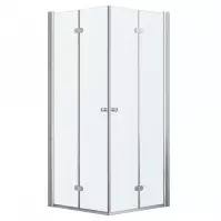 Sprchový kút Zig 90x90x195 chróm