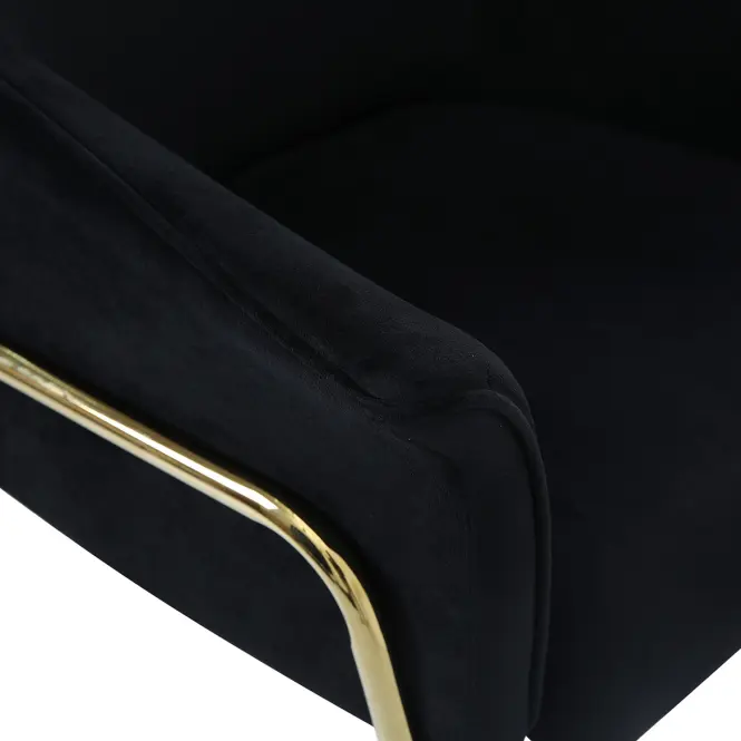 Stolička Nero 80363 čierna/zlatá,9