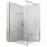 Sprchová stena Walk-In Aero Gold 120x195