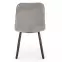 Stolička K422 tkanina/kov popol 51x61x87,5