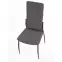 Stolička K334 tkanina/kov tmavý popol 45x54x103,6