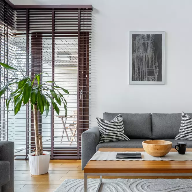 Žalúzie PVC 80x180 cm hnedé