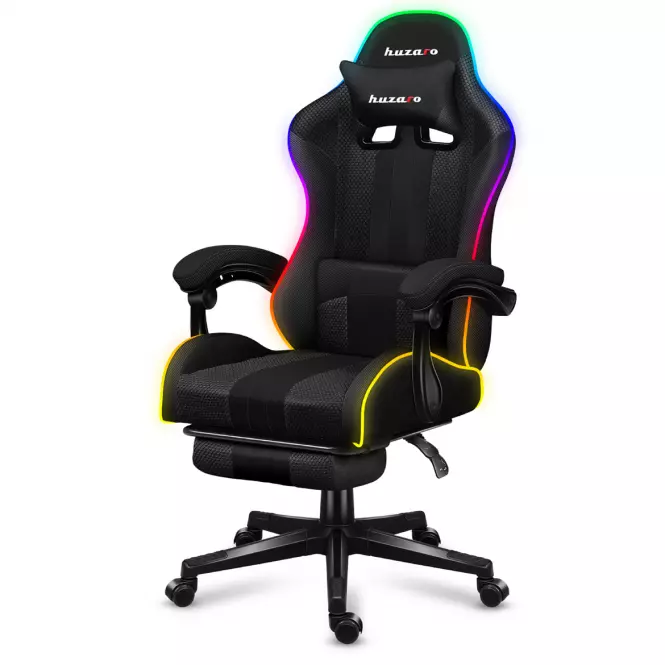 Otočné kreslo pre hráča HZ-Force 4.7 RGB Mesh