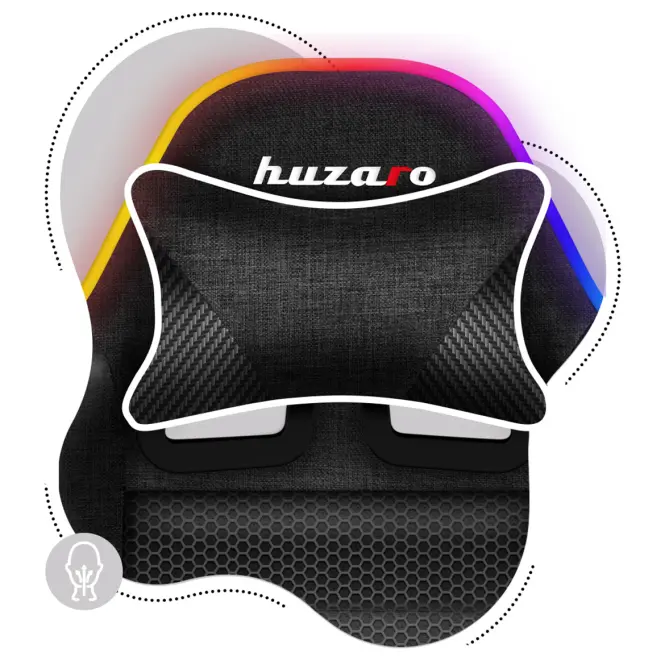 Otočné kreslo pre hráča HZ-Ranger 6.0 RGB Mesh,14