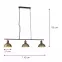 Luster 2023016 BLACK + ANTIQUE BRONZE E27 LW3,3