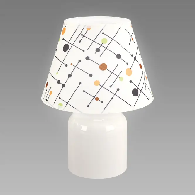 Stolná lampa IMBIR E14 biela 04102 LB1