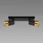 Stropné bodové svietidlo PUZON SPT GU10 2L BLACK/GOLD 04125 LS2,2