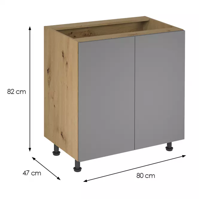 Kuchynská skrinka Langen D80 beige
