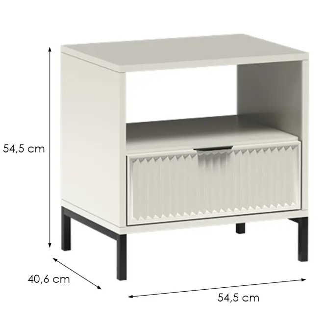 Nočný stolík Link A Styles LS7 cashmire,2