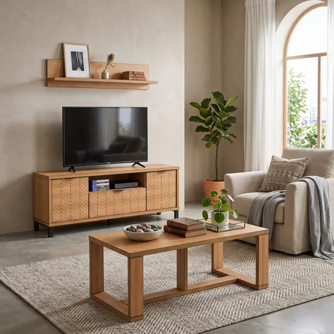 TV stolík Fonti F6 dub karamelový