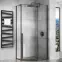 Sprchový kút Diamond Rea K5622 90x90x195 black,5