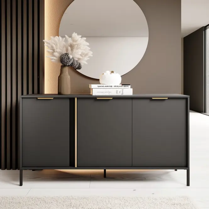 Komoda LARS 153 3D Antracit