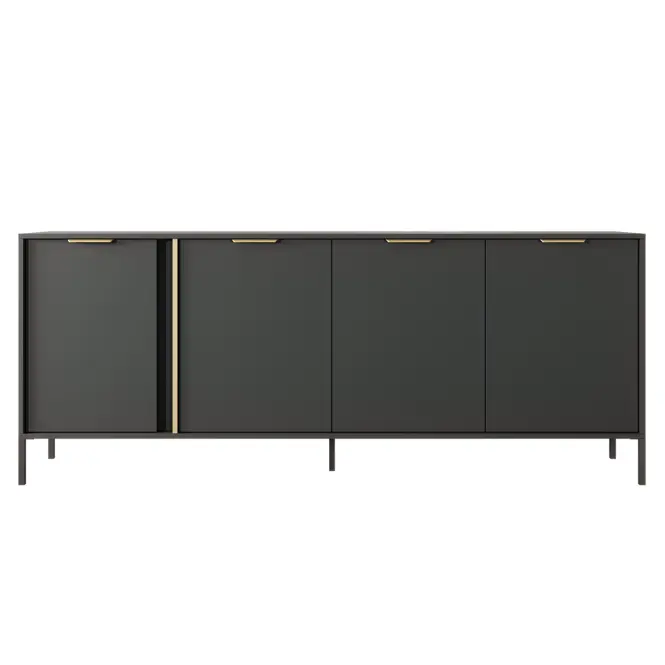 Komoda LARS  203 4D Antracit