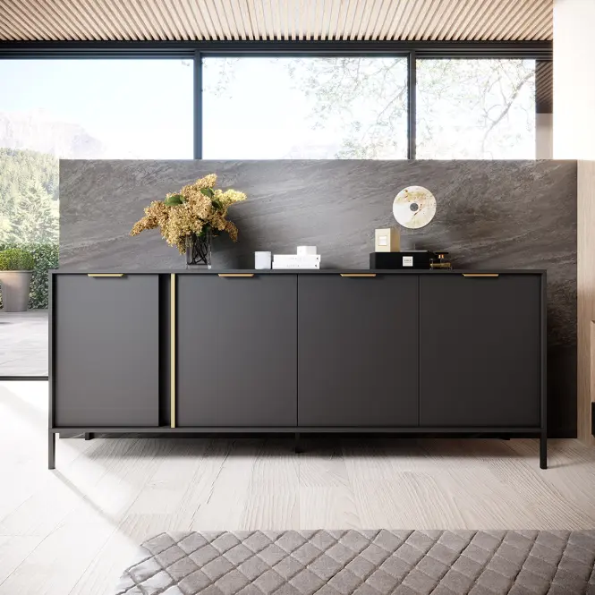 Komoda LARS  203 4D Antracit